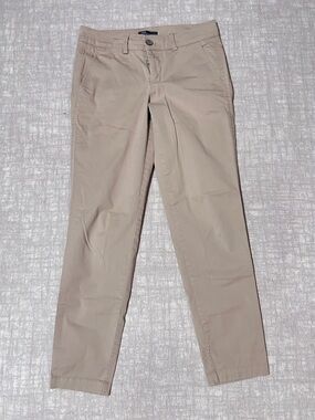 Vince Tan Beige Cotton Pants Size 2